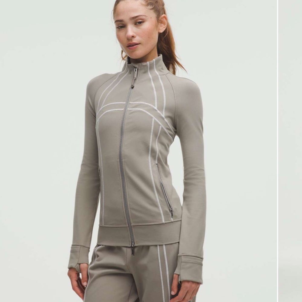 Lululemon Define Track Jacket *Luon
Warm Ash Grey / White
